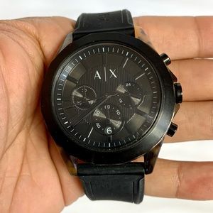 Armani Exchange Homme Ax2610 Black Silicone Watch